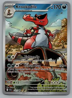 Krookodile 137/086 Holo Illustration Rare Black Bolt Pokemon Lightly Played - Image 1