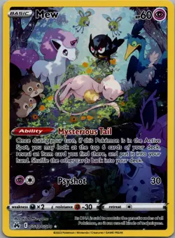 Mew GG10/GG70 Crown Zenith Galarian Gallery Pokemon TCG Holo NM - Image 1