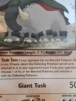 Dark Donphan - 3/105 - Neo Destiny Holo Rare - Pokemon TCG - LP - HALF SWIRL - Image 4