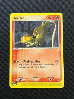 Torchic 77/97 Common Dragon Pokemon Moderately Played - Image 1