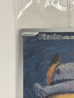 Pokemon Van Gogh Museum Pikachu with Grey Felt Hat SVP EN 085 Promo Sealed FL89 - Image 2