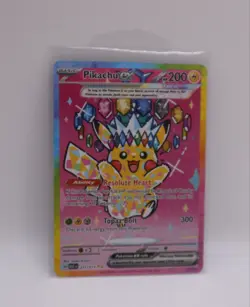 Pokemon Pikachu ex SV08 Surging Sparks Ultra Rare Full Art Holo 219/191 200 HP - Image 1