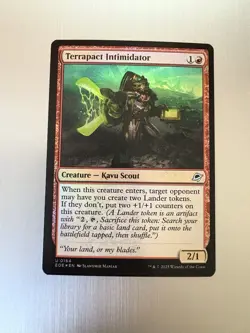 Terrapact Intimidator - 164 - MTG: Edge of Eternities - Uncommon - FOIL - Image 1