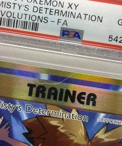 2016 Pokemon XY Evolutions Misty's Determination Full Art 108/108 PSA 10 - Image 2