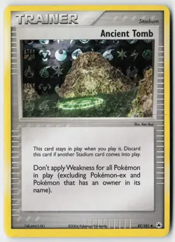 Pokemon Ancient Tomb 87/101 UC Hidden Legends Reverse Holo DMG - Image 1