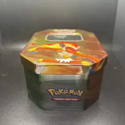 2007 Pokemon TCG Infernape LV. X Tin Empty - Image 2