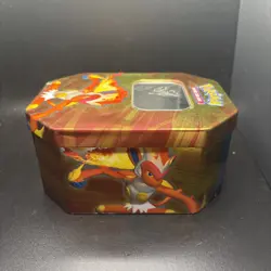 2007 Pokemon TCG Infernape LV. X Tin Empty - Image 3