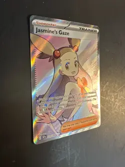 2025 Pokemon Surging Sparks Trainer Jasmine's Gaze 233 /192 Full Art Holo Rare - Image 2