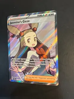 2025 Pokemon Surging Sparks Trainer Jasmine's Gaze 233 /192 Full Art Holo Rare - Image 3