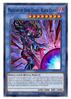 Magician of Dark Chaos - Black Chaos - CORI-EN027 - Secret Rare YuGiOh - Image 1