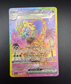 Pokemon TCG Alolan Exeggutor ex 242/191 SV08 Surging Sparks SIR Full Art Holo - Image 1
