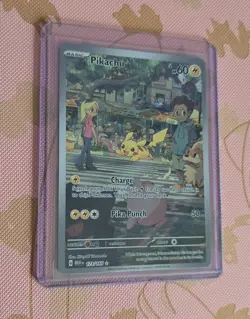 Pokemon 151 SV TCG Pikachu 173/165 Full Art Illustration Rare - Image 1