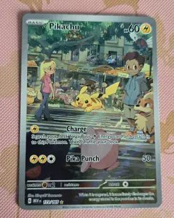 Pokemon 151 SV TCG Pikachu 173/165 Full Art Illustration Rare - Image 3