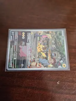 Pokemon Pikachu 173/165 Illustration Rare Holo 60 HP SV 151 Pokemon TCG - Image 3