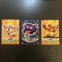 Pokemon Cards - TV Animation Topps - Lot Moltres, Haunter, Magmar - NM/LP - Image 1