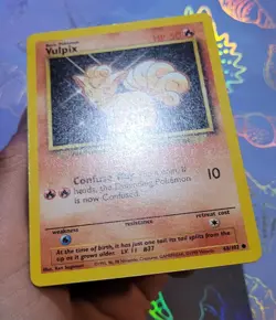 Vulpix 68/102 Base Set 1999 WOTC Pokemon Card NM - Image 4