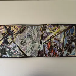 Vintage Yugioh Trading Card Game Cardboard Playmat Lot Of 4 Yu-Gi-Oh Play Mat - Image 4