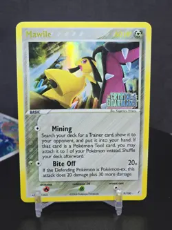 Pokemon Card TCG Mawile 9/100 Crystal Guardians 2006 Vintage Holo Rare Stamped - Image 3