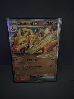 Pokemon TCG Charizard Ex-161 Scarlet & Violet Promo-Holo Card M/Nm Condition - Image 1