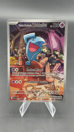 Team Rocket's Wobbuffet 203 Sv: Scarlet & Violet Promo Cards Holo - Image 1