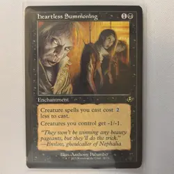 MTG Heartless Summoning #383 Retro Frame Rare Innistrad Remastered (INR) - Image 1
