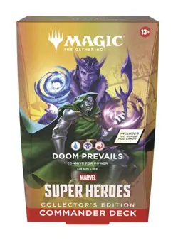 🔥 NEW MTG MARVEL SUPER HEROES DOOM PREVAILS COMMANDER DECK COLLECTOR’S EDITION - Image 1