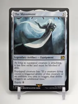 The Masamune 0264 - Regular Rare - Magic The Gathering Final Fantasy - Image 1