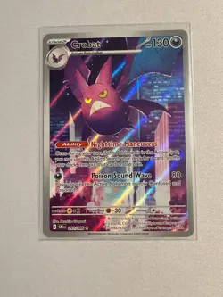 Crobat 093/086 Holo Illustration Rare Chaos Rising Pokemon Near Mint - Image 1