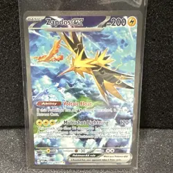 The Pokemon Company Zapdos ex 202/165 Sv: Scarlet & Violet 151 SIR EN Holo - Image 1