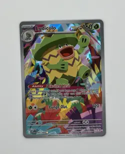 The Pokemon Company Pokemon TCG Ludicolo 095/094 ME02 IR Holo Full Art EN 160HP - Image 2