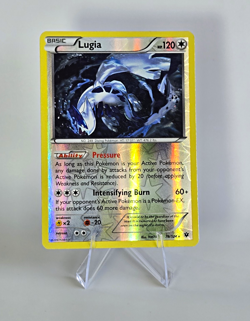 Lugia 78/124 Pokemon Card Fates Collide Reverse Holo Rare 120 HP Basic ENG - Image 1