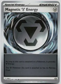 Magnetic M Energy 085/086 Holo Rare Chaos Rising Pokemon Reverse Holo Near Mint - Image 1