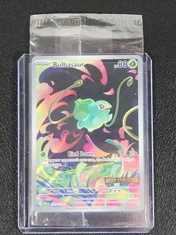 Pokemon TCG Bulbasaur 133/132 Mega Evolution Stamped Promo (Sealed) - Image 1