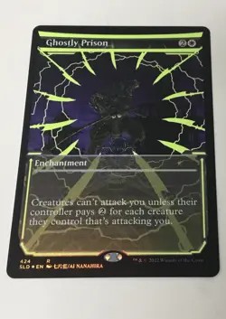 Ghostly Prison (Neon Yellow) Secret Lair Drop Foil - Image 1