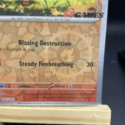 Pokemon TCG Charmander 004/165 Scarlet & Violet 151 Reverse Holo Eb Games Promo - Image 5