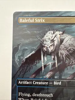 Baleful Strix (Borderless) Commander: Bloomburrow Regular - Image 2