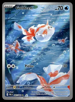 Goldeen 087/084 Illustration Rare Pitch Black Pokemon Holo Near Mint - Image 1