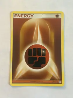 Pokemon Fighting Energy 128/130 Diamond and Pearl Base Set - MP - Image 1