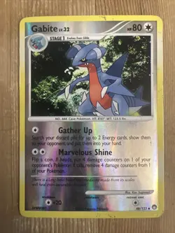 Gabite 48/123 Reverse Holo RH Diamond & Pearl Mysterious Treasures Pokemon - HP - Image 1