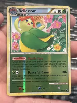 Pokemon TCG Bellossom Reverse Holo Rare HGSS Undaunted 2010 1/90- LP - Image 1