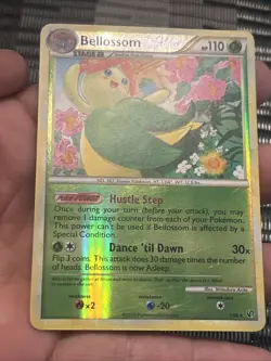Pokemon TCG Bellossom Reverse Holo Rare HGSS Undaunted 2010 1/90- LP - Image 2