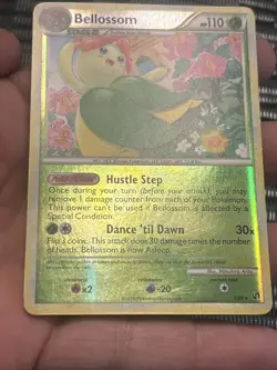 Pokemon TCG Bellossom Reverse Holo Rare HGSS Undaunted 2010 1/90- LP - Image 3