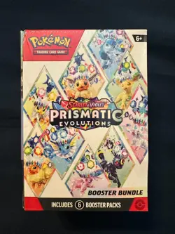 Pokemon TCG booster bundle Scarlet Violet Prismatic Evolutions English Sealed - Image 1