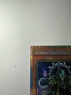 Yugioh The Phantom Knights of Decayed Cloak CORI-EN018 Starlight Rare 1st Ed NM - Image 3