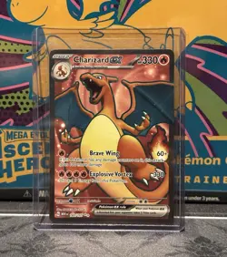 Pokemon TCG - Charizard ex 183/165 Scarlet & Violet 151 Ultra Rare Holo EN - Image 1