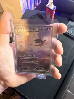 Pokemon TCG Charizard EX Scarlet & Violet 151 Card 199/165 Sir Ultra Rare - Image 2
