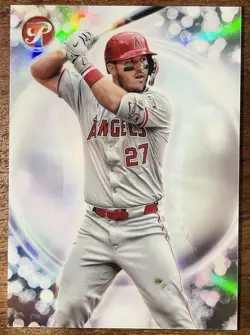 Pearlescent Topps Pristine Mike Trout #PE-13 Los Angeles Angels 2025 Case Hit SP - Image 1