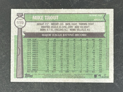 2025 Heritage Mike Trout Image Variation SP #119 Angels - Image 2