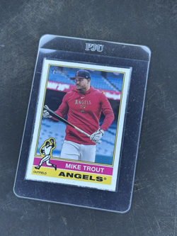 2025 Heritage Mike Trout Image Variation SP #119 Angels - Image 3