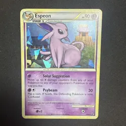 Espeon 2/90 HGSS Undaunted 2010 Cracked Ice Holo Rare Pokemon Card - Image 1